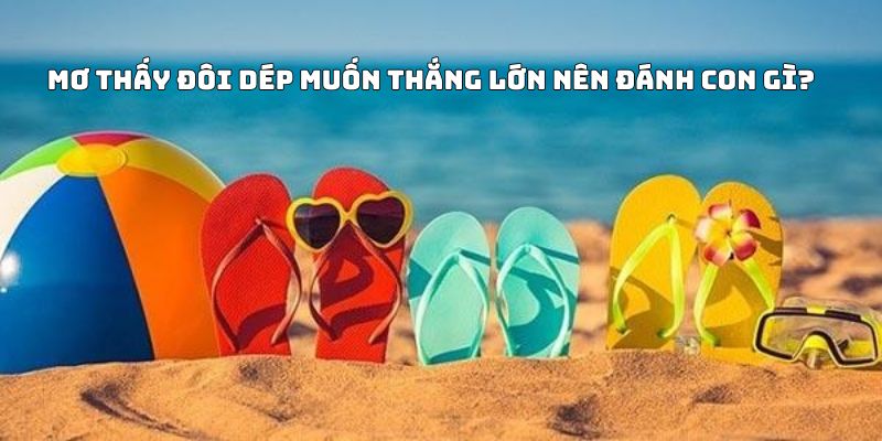 Mơ thấy đôi dép mang lại nhiều số may mắn